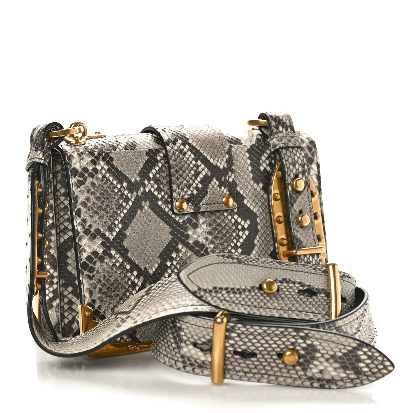 Snakeskin Cahier Bag Roccia
