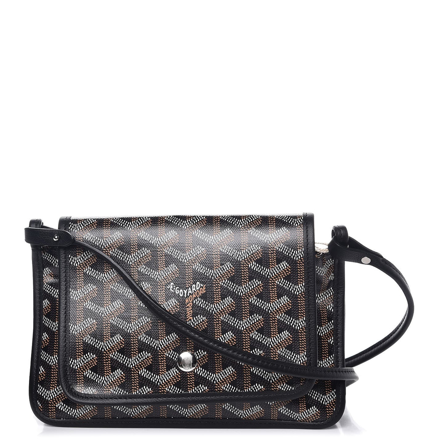 Goyardine Plumet Wallet Clutch Black