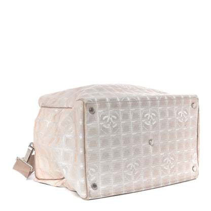 Chanel Nylon Small Travel Duffle Beige 4 of 26