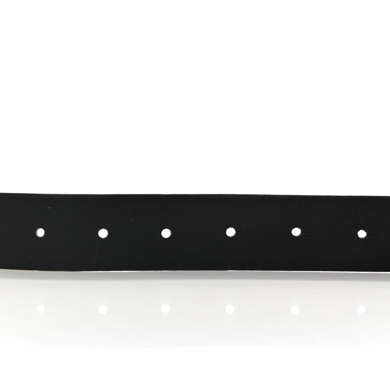 Chanel Calfskin CC Reversible Belt 80/32 White Black 4 of 6