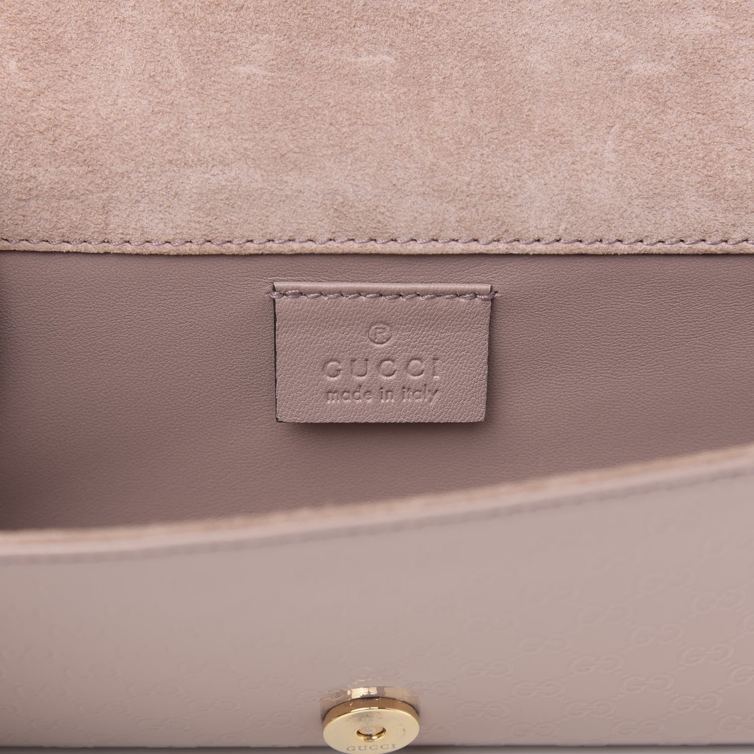 Gucci Patent Microguccissima Small Broadway Clutch Dark Cipria 6 of 9