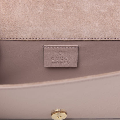 Gucci Patent Microguccissima Small Broadway Clutch Dark Cipria 6 of 9
