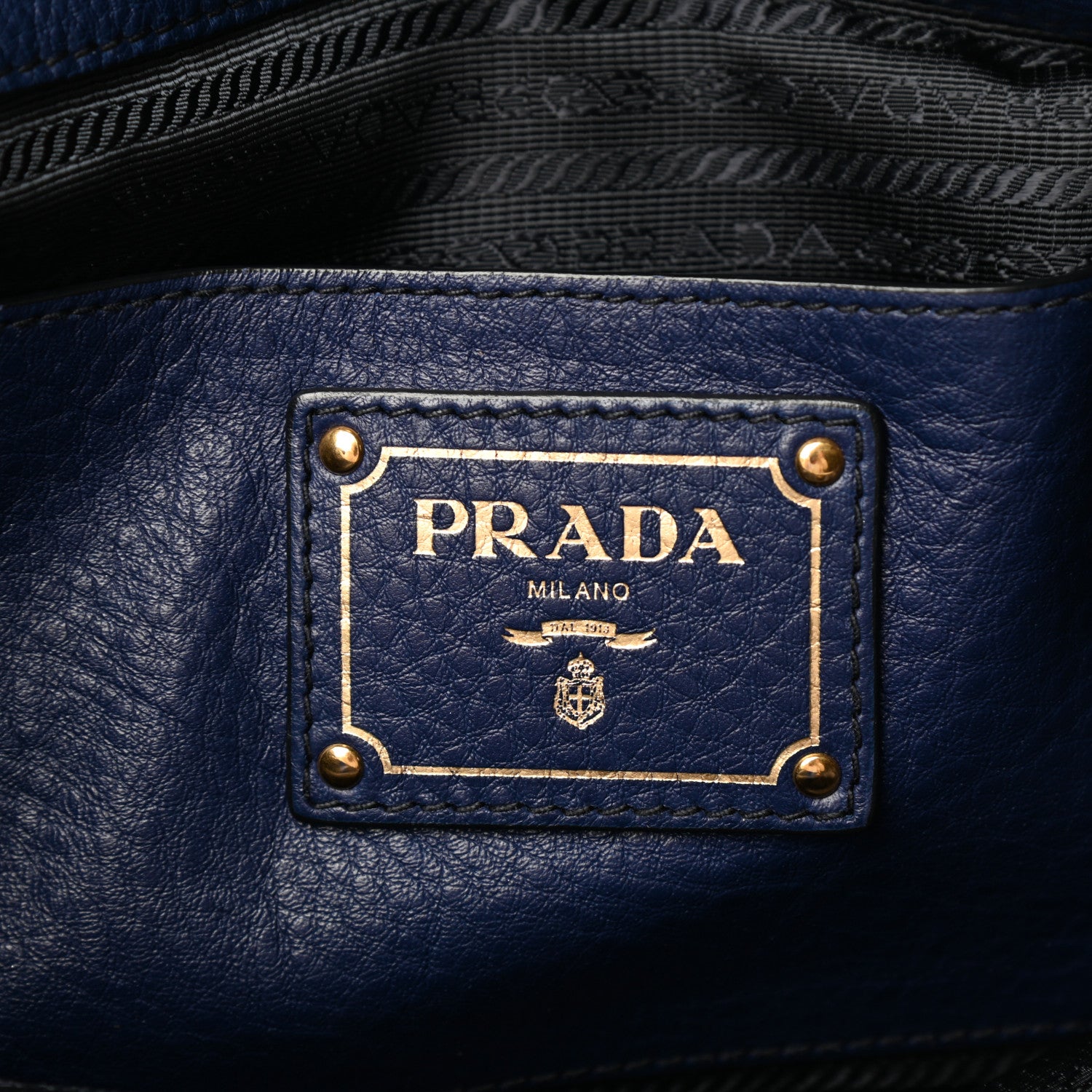 Prada Vitello Daino Tote Inchiostro 6 of 17