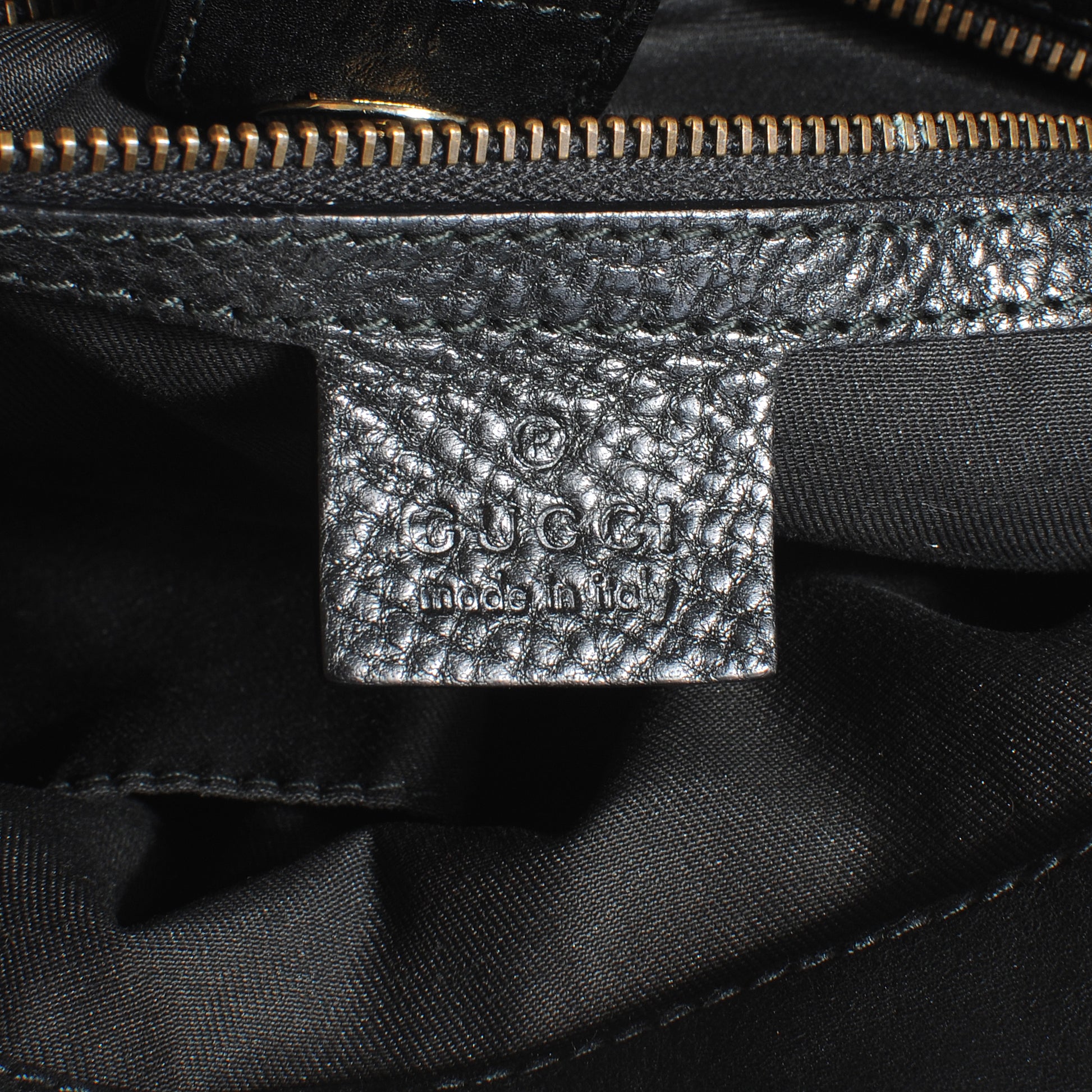 Gucci Monogram Medium Interlocking Tote Black 6 of 8