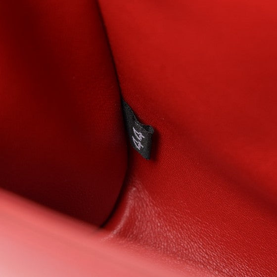 Nappa Matelasse Shoulder Bag Rosso