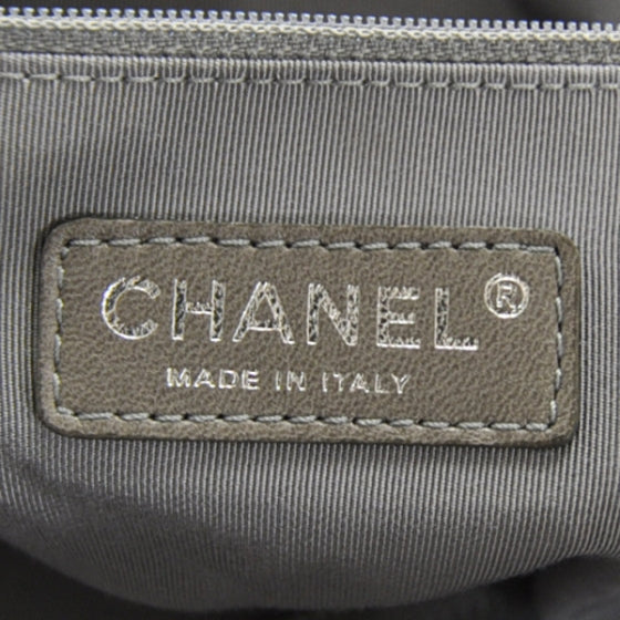 Chanel Leather XL Modern Chain Tote Metallic 9 of 13