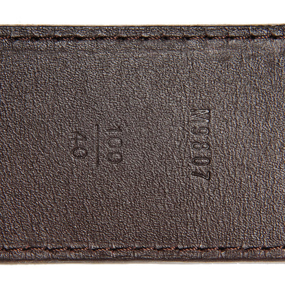 Louis Vuitton Damier Ebene LV Initiales Belt 100 40 3 of 5