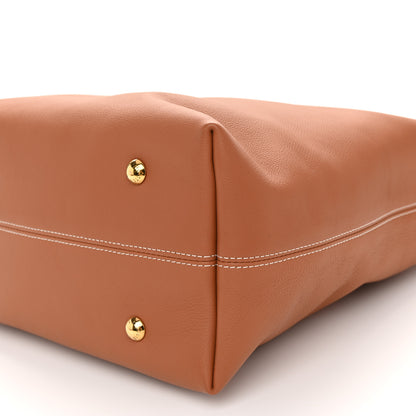 Louis Vuitton Grained Calfskin Low Key Hobo MM Cognac 10 of 10