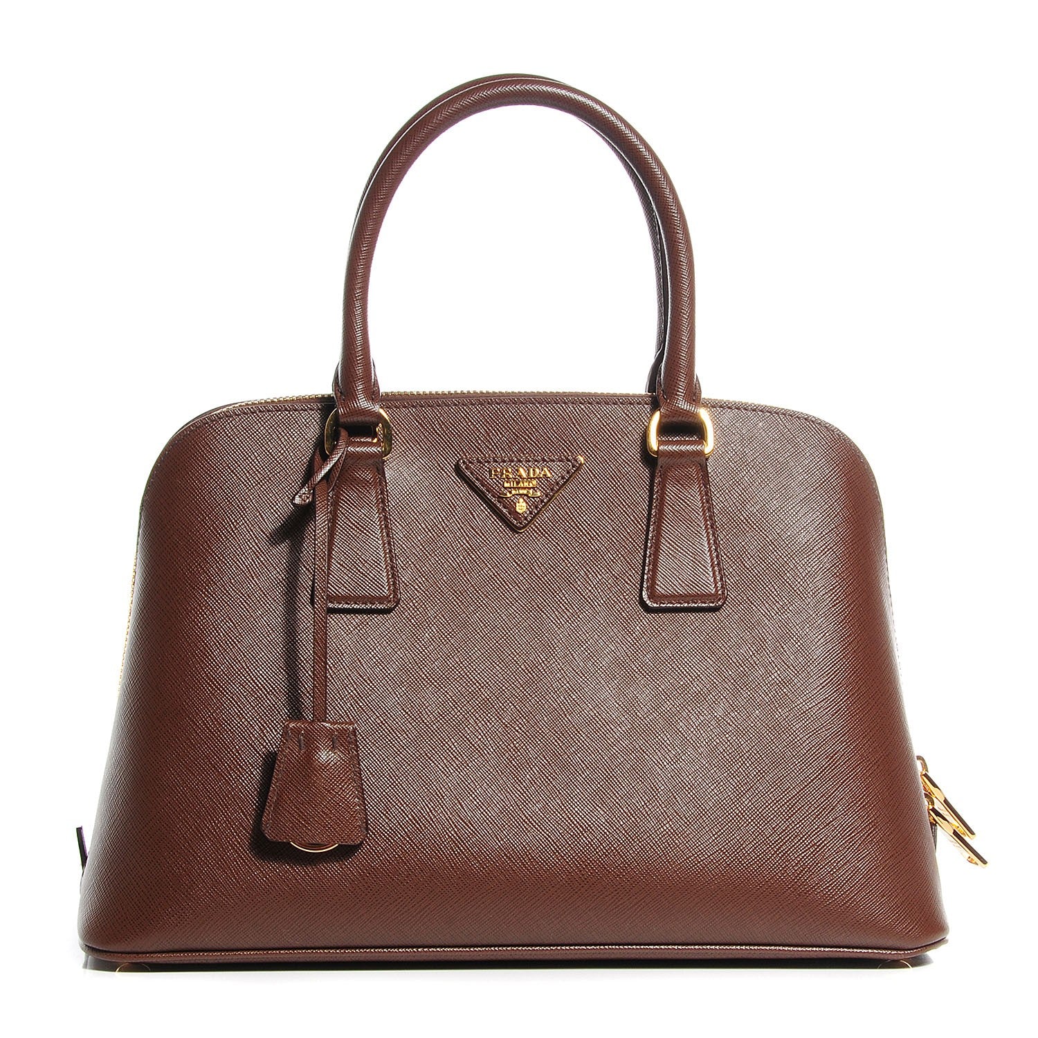 Prada Saffiano Lux Promenade Tote Cocoa 1 of 10