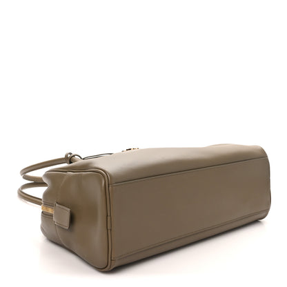Chanel Calfskin Large Perfect Bowling Bag Dark Khaki 4 of 10
