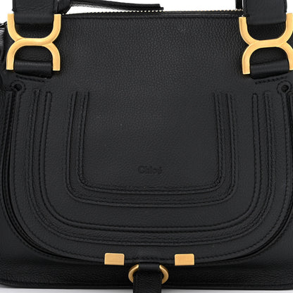Chloe Calfskin Small Marcie Satchel Black 8 of 13