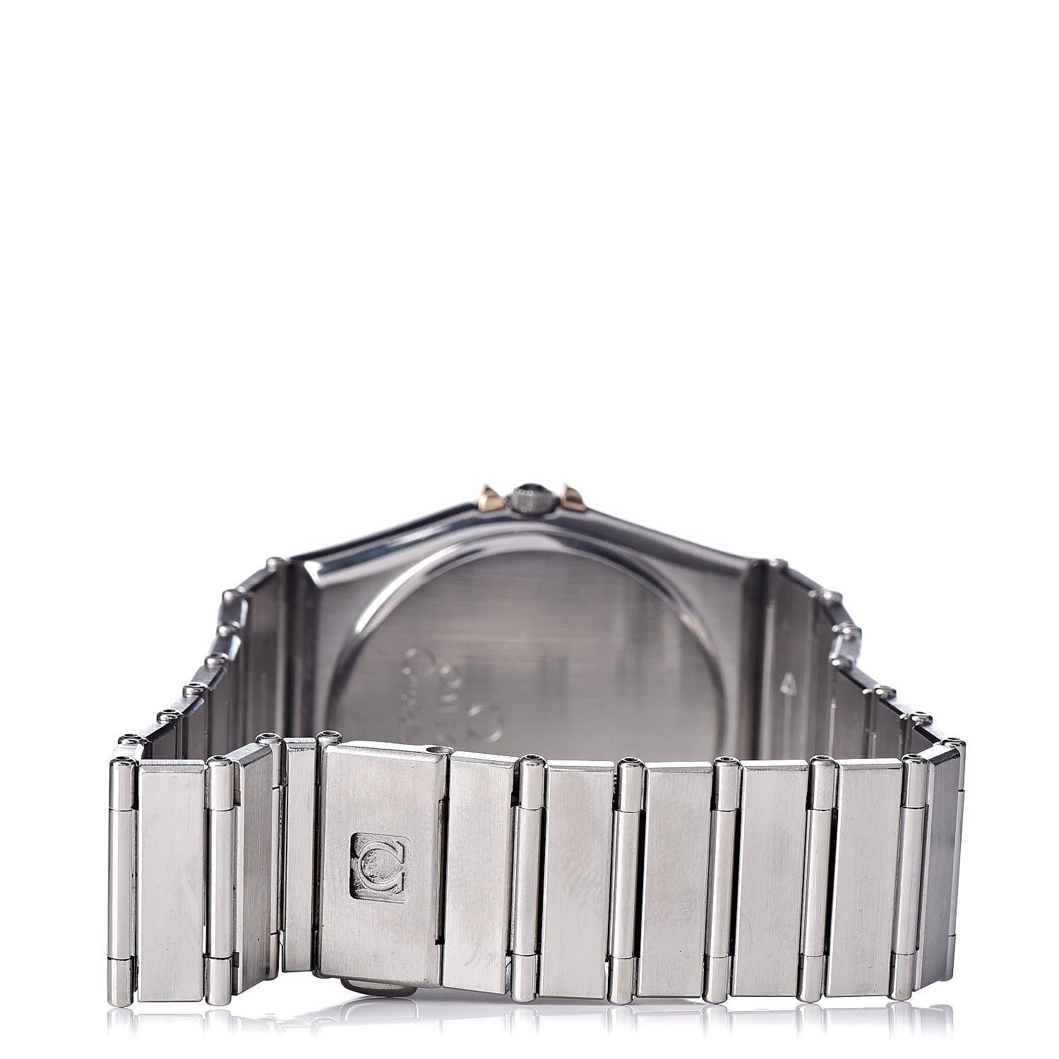 Omega Stainless Steel 18K Yellow Gold 33mm Constellation Day-Date Quartz Watch White 396.1070 4 of 6