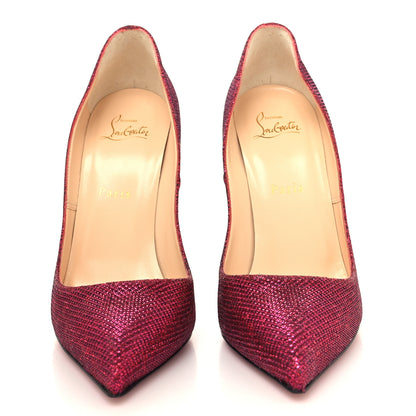 Christian Louboutin Glitter So Kate Dragonfly 120 Pumps 39 Cassis 2 of 8