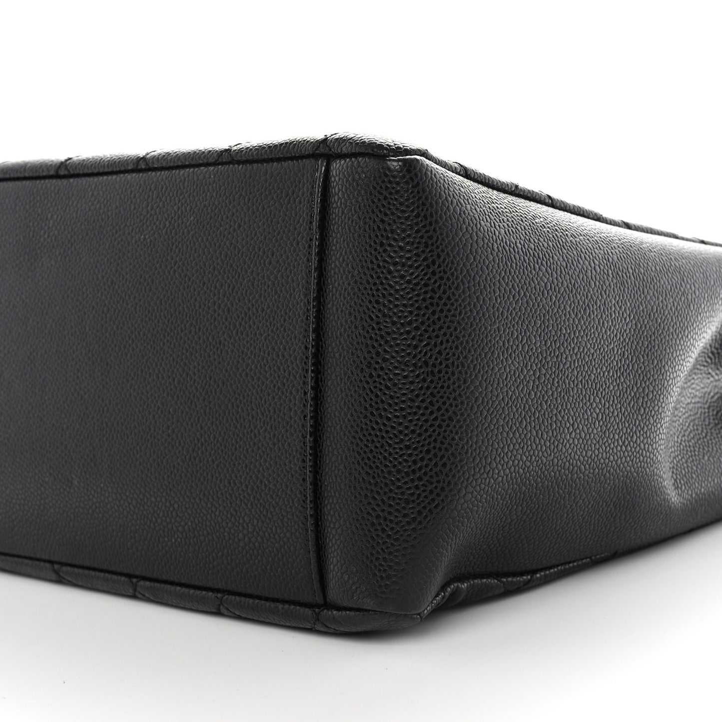 Caviar Quilted Grand Shopping Tote GST Black