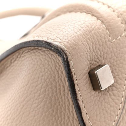 Celine Drummed Calfskin Mini Luggage Dune 9 of 15