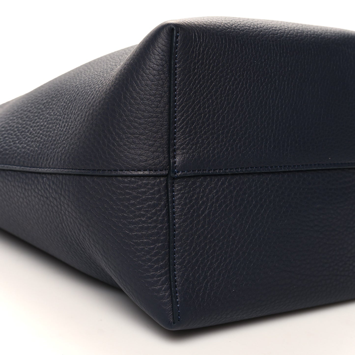 Grained Calfskin Medium N/S Park Tote Marine