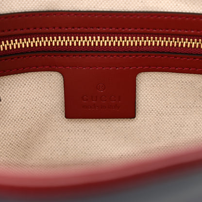 Gucci Boarded Dyana Lux Calfskin Bi-Color Small Jackie 1961 Hobo Blue Agata New Cherry Red 6 of 11
