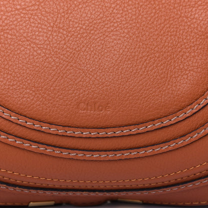 Chloe Calfskin Medium Marcie Round Crossbody Bag Tan 10 of 10