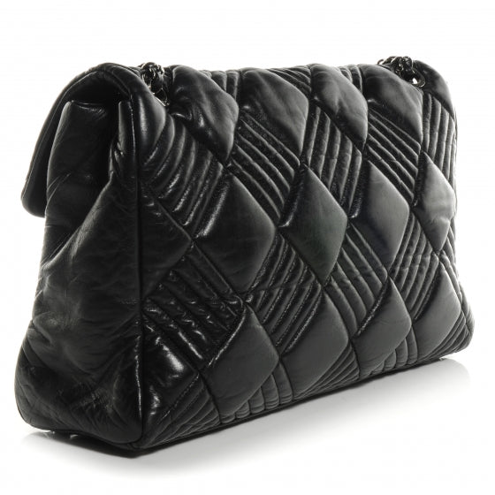 Chanel Lambskin In and Out XL Maxi Flap Black 3 of 8