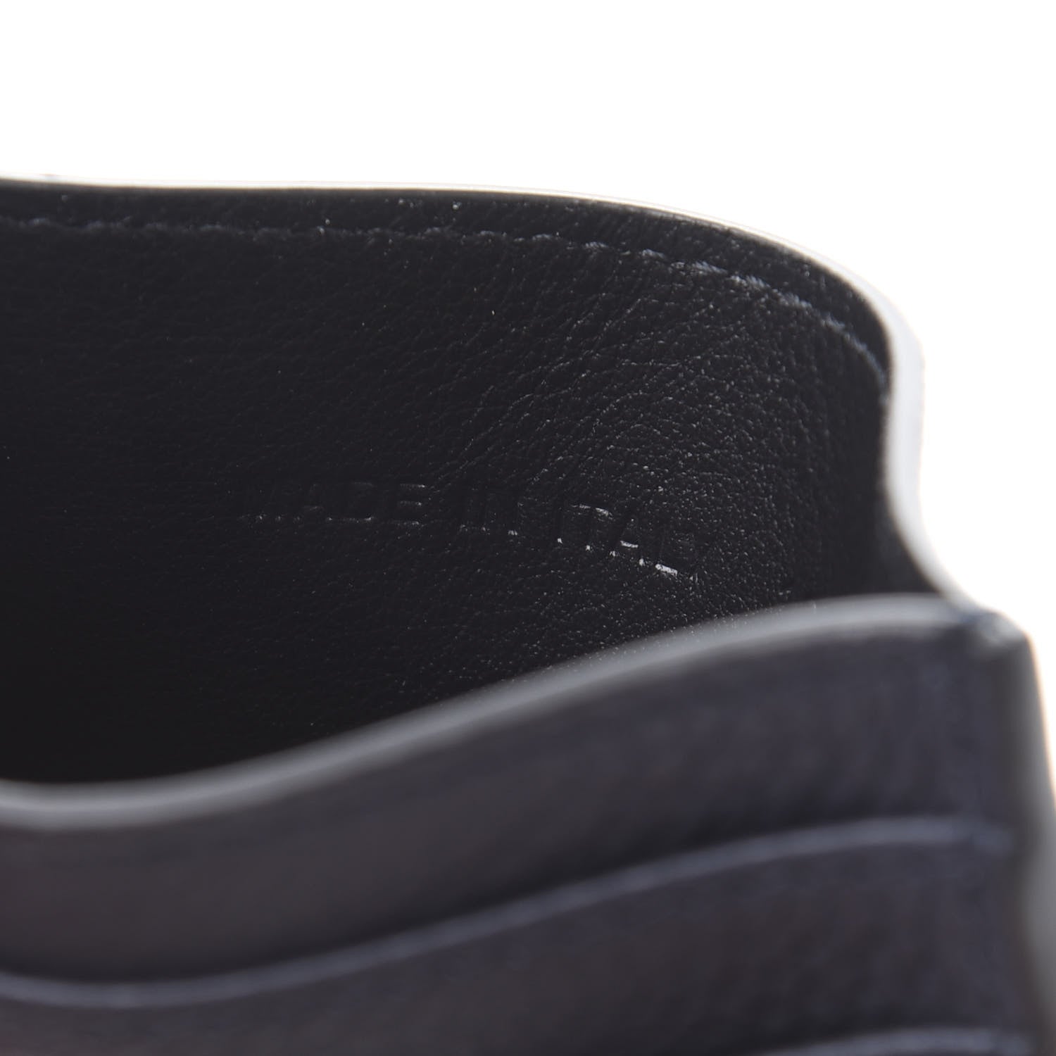 Christian Dior X SHAWN STUSSY Grained Calfskin Ox Head Card Holder Navy Blue 7 of 10