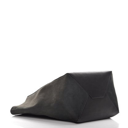 Celine Smooth Calfskin Nubuck Medium Horizontal Cabas Phantom Black 5 of 15