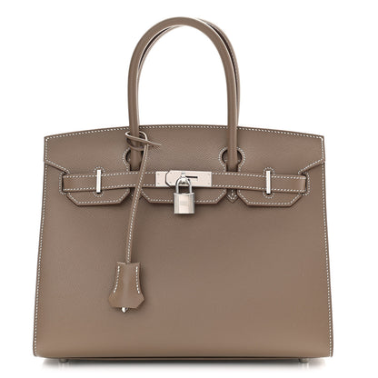 Hermes Epsom Birkin Sellier 30 Etoupe 1 of 11