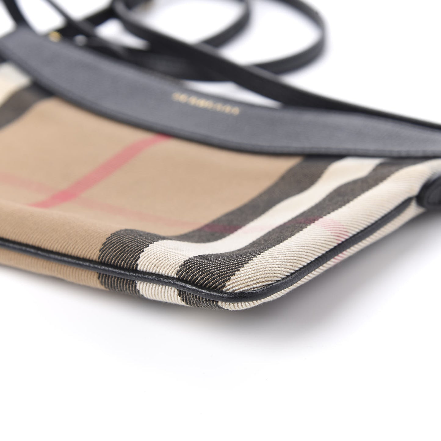 House Check Derby Peyton Crossbody Clutch Bag Black
