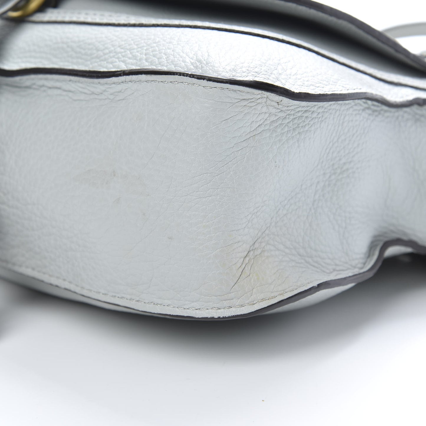 Calfskin Small Marcie Satchel Airy Grey