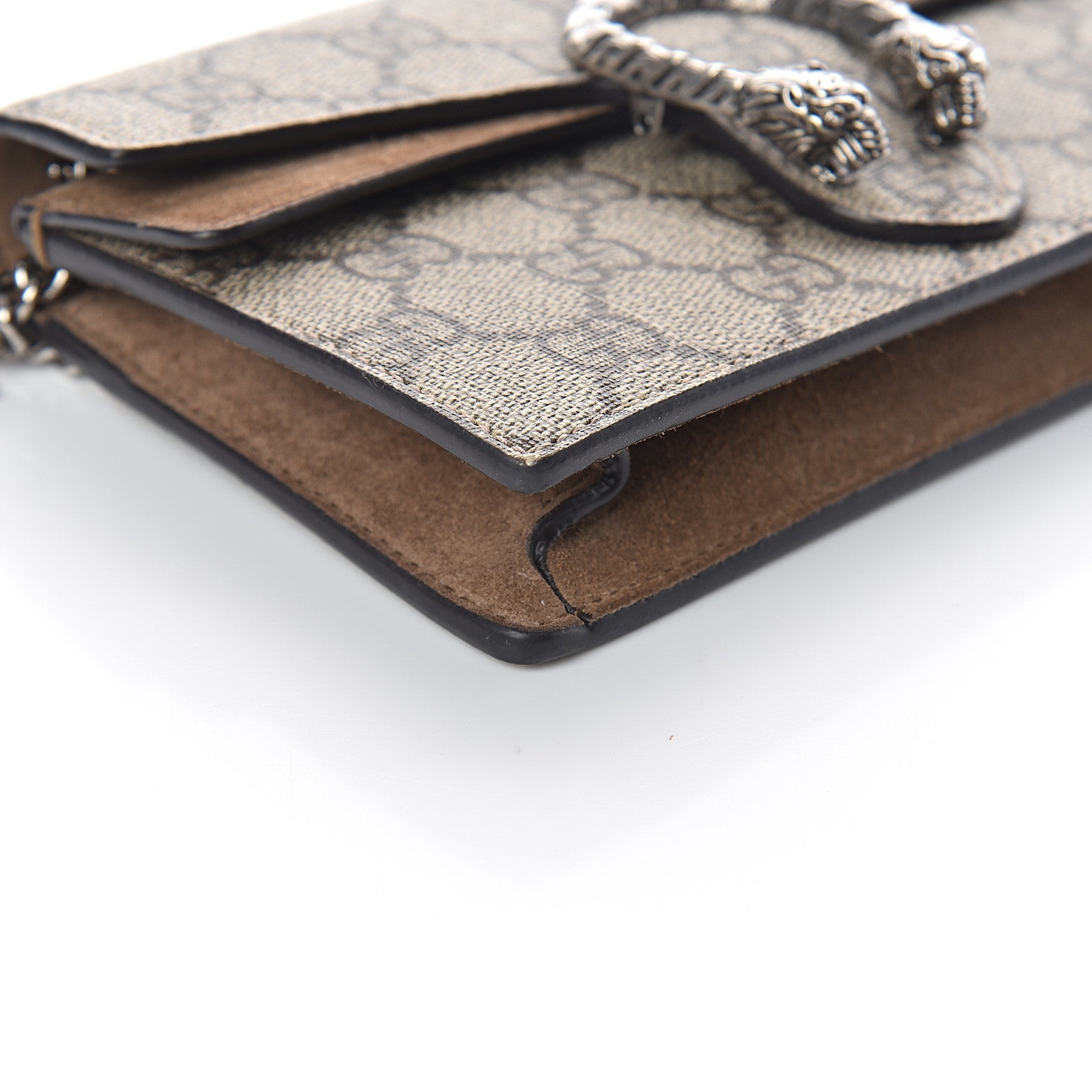 Gucci GG Supreme Monogram Super Mini Dionysus Shoulder Bag Taupe 6 of 7