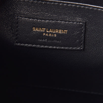 Saint Laurent Shiny Calfskin Medium Uptown Tote Black 9 of 13
