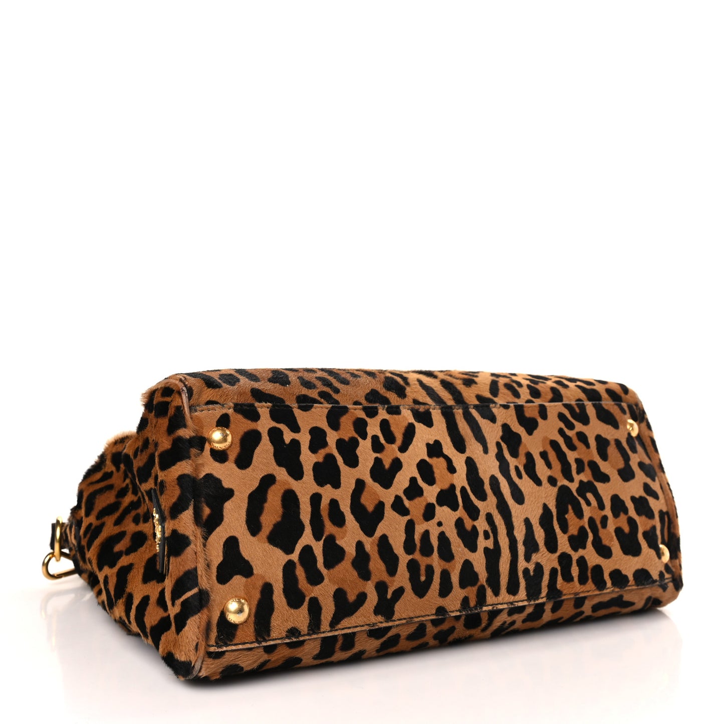 Cavallino Leopard Print Tote Sabbia Moro
