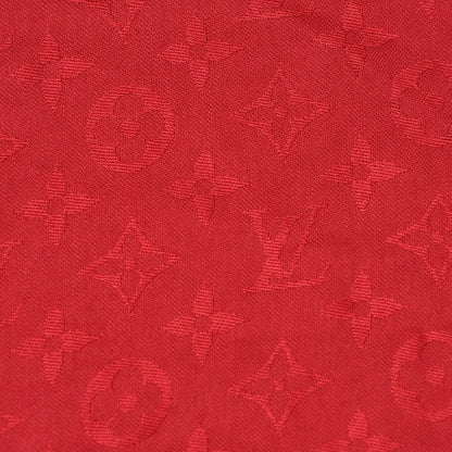 Louis Vuitton Silk Wool Monogram Shawl Pomme D'Amour 3 of 5