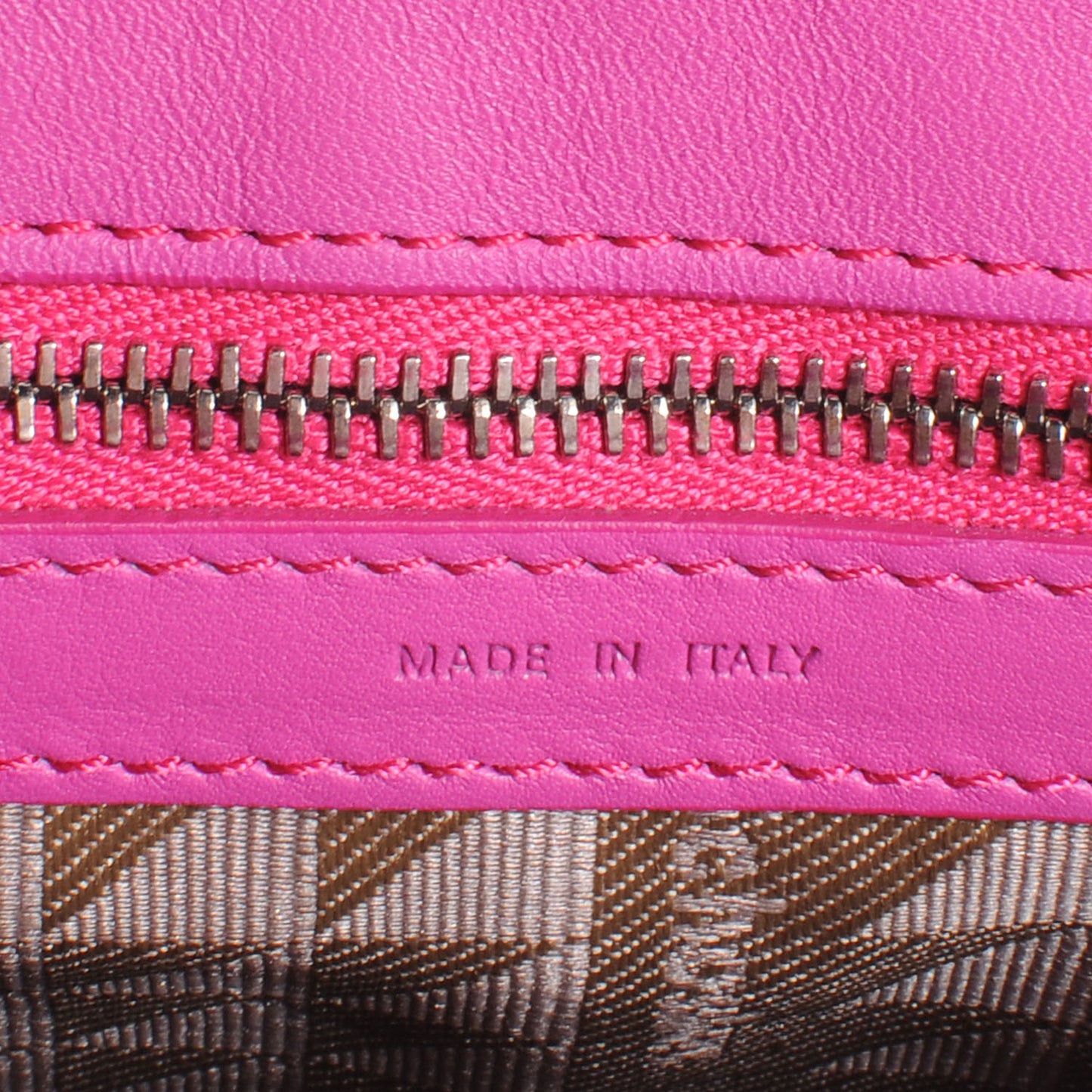 Leather Mini PS11 Classic Shoulder Bag Fuxia