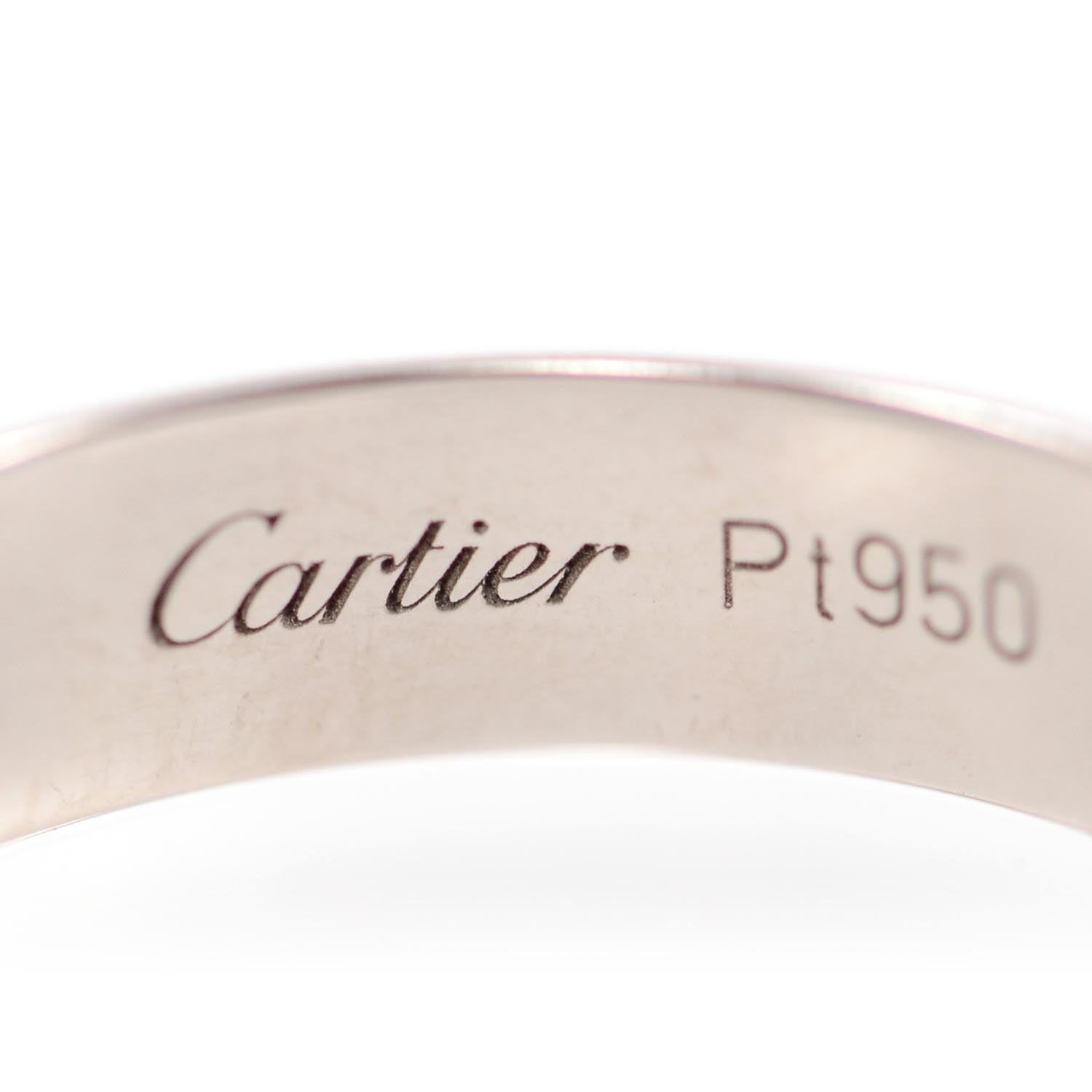 Cartier Platinum Classic 5mm Wedding Band 10 3 of 5