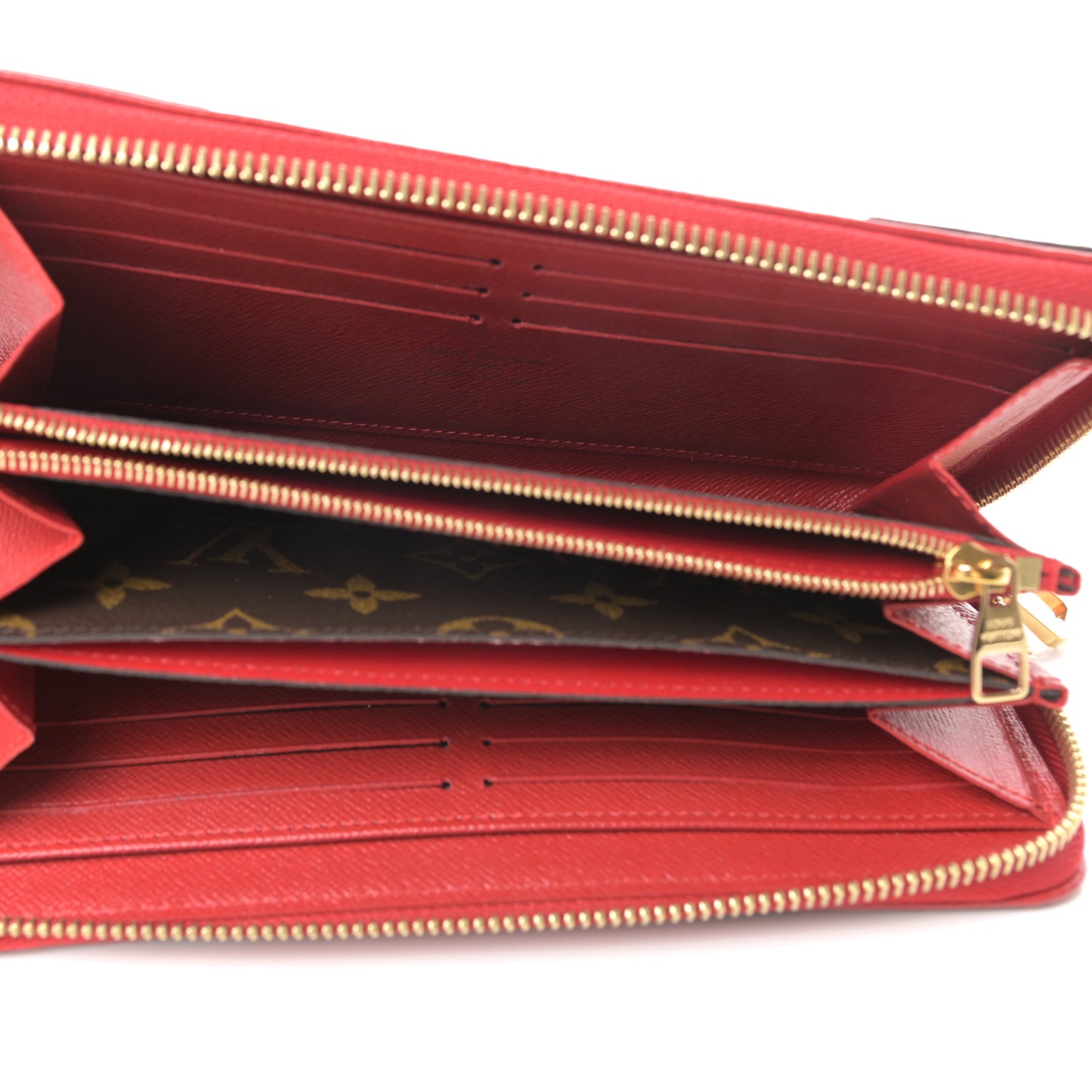 Monogram Retiro Zippy Wallet Cherry