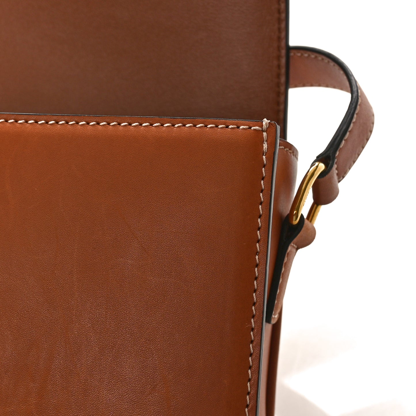 Natural Calfskin Medium Triomphe Tan