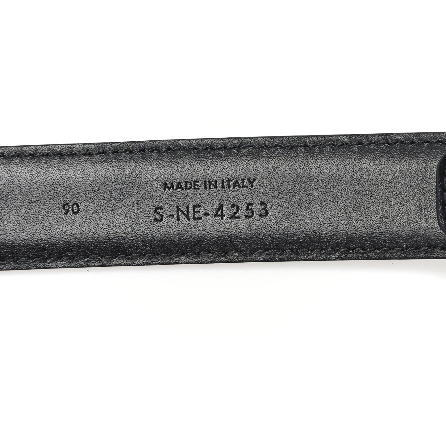 Box Calfskin Medium 25mm Triomphe Belt 90 36 Black