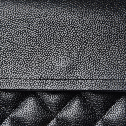 Chanel Caviar Quilted Jumbo Double Flap Black 10 of 10