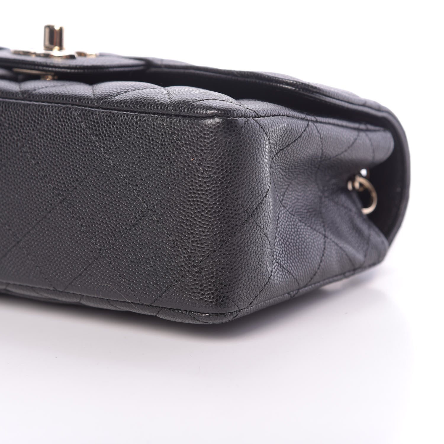 Chanel Caviar Quilted Mini Rectangular Flap Black 10 of 11