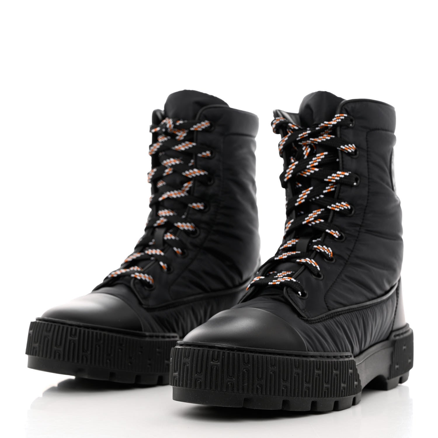 Hermes Calfskin Parachute Fresh Ankle Boots 39 Black 3 of 7