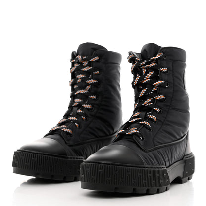 Hermes Calfskin Parachute Fresh Ankle Boots 39 Black 3 of 7