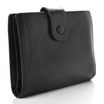 Chanel Lambskin Timeless CC Compact French Wallet Black 3 of 7