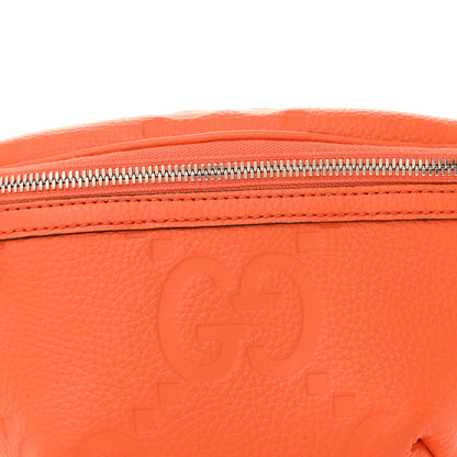 Gucci Piuma Calfskin Jumbo GG Embossed Small Belt Bag Good Orange 8 of 15