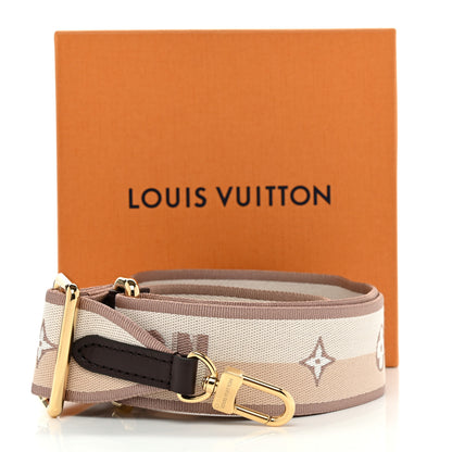 Louis Vuitton Jacquard Speedy Bandouliere 20 Shoulder Strap Beige Brown 4 of 4