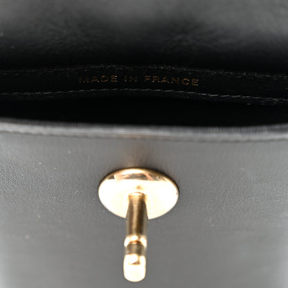 Chanel Lambskin Quilted Phone Holder Flap With Chain Black 7 of 11