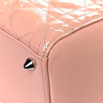 Christian Dior Patent Cannage Medium Lady Dior Rose Clair 5 of 14