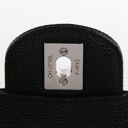Chanel Caviar Quilted Medium Double Flap Black 9 of 9