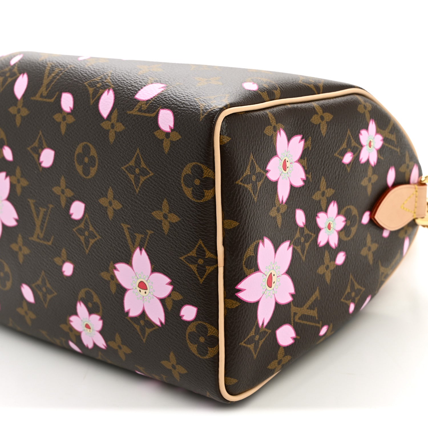 Louis Vuitton LV X TM Monogram Cherry Blossom Speedy Bandouliere 25 Sakura Brown 9 of 9