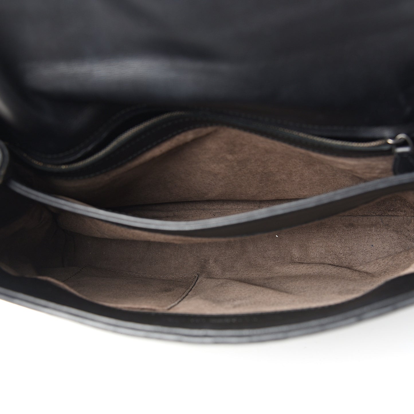 Nappa Intrecciato Flap Shoulder Bag Black