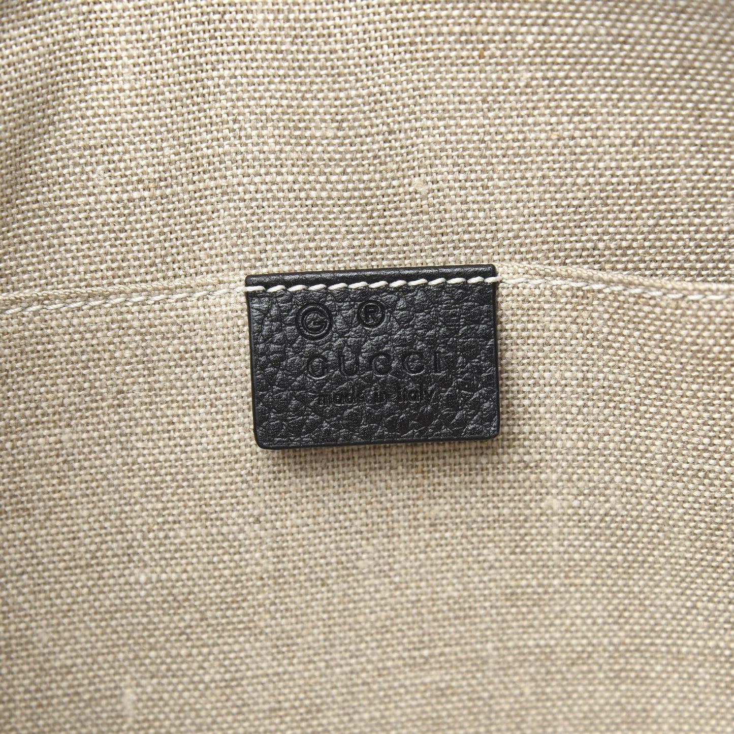 Pebbled Calfskin Large Bamboo Clutch Black